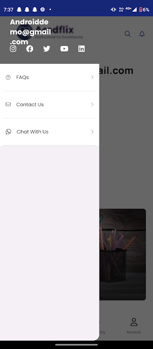 Acadflix App Screenshot 2