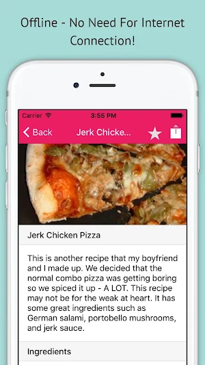 Pizza Recipes Pro Screenshot 2