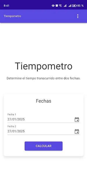 Tiempometro Screenshot 0