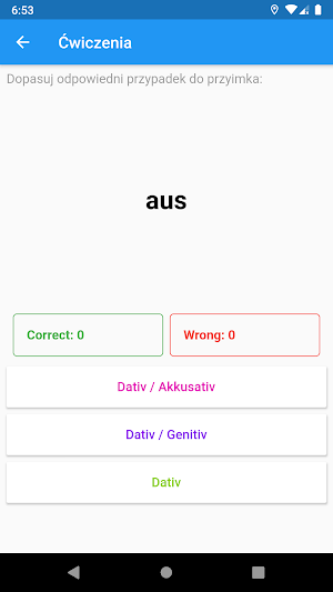 Niemieckie przyimki i rekcja Screenshot 3