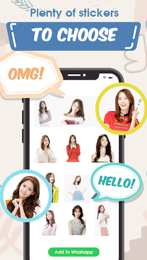 Yoona Korean Artist GifSticker Screenshot 1