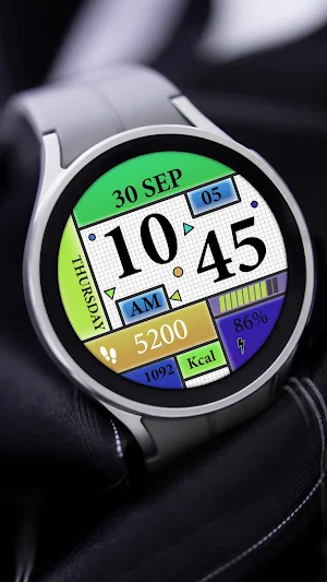 Sky geometry Watchface Screenshot 3