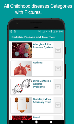 Pediatric Disease and Treatment Screenshot 0