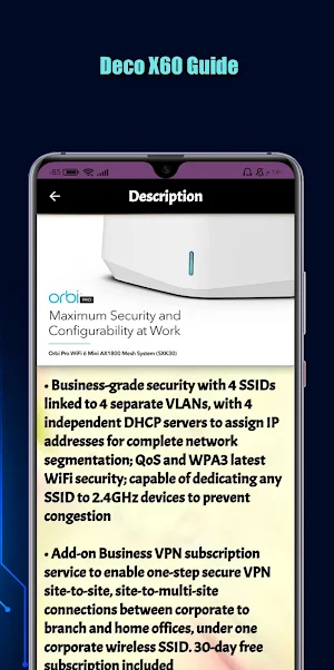 Deco X60 Guide Screenshot 2