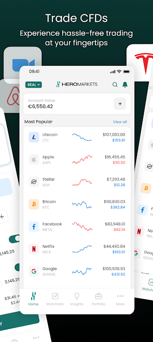 Hero Markets: Trade Anywhere Screenshot 1