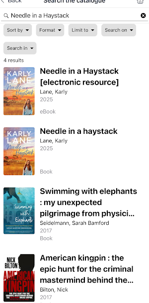Cessnock City Library Screenshot 2