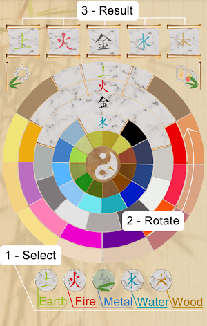 Feng Shui Color Wheel Screenshot 0