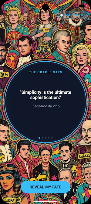 Wristorical - Quotes and Facts Screenshot 1