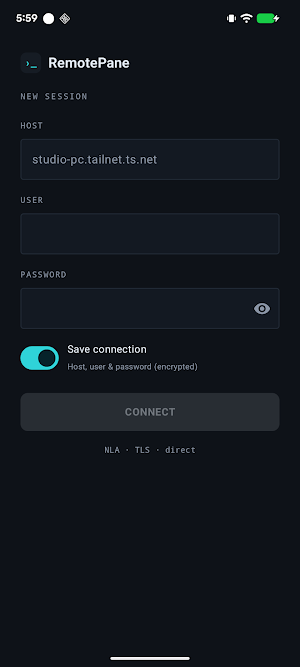 Remote Pane Screenshot 0