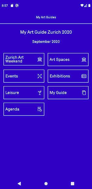 My Art Guide Zurich 2020 Screenshot 3