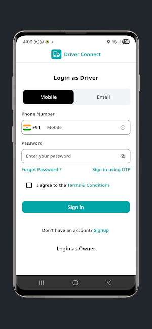DoorToDoor Cab Partner Screenshot 0