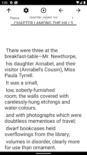 Book, Thyrza Screenshot 1