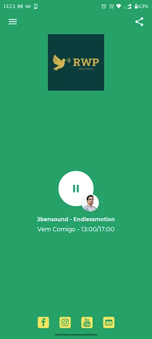 Rádio Web Piaf Screenshot 0