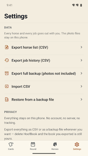 HoofBook: Farrier Shoeing Log Screenshot 3