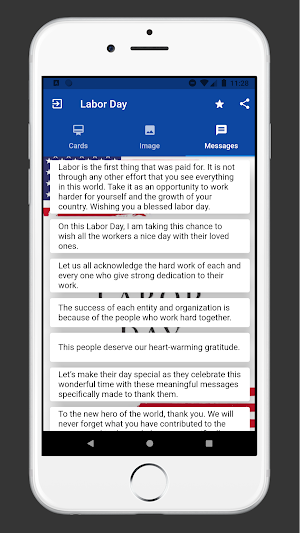 Labor Day Cards Screenshot 2