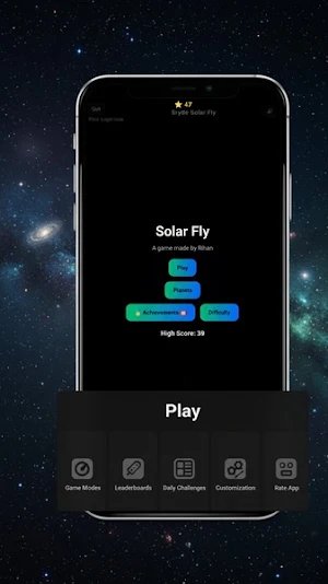 Solar Fly space adventure game Screenshot 0