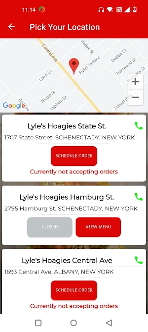 Lyles Hoagies Screenshot 2