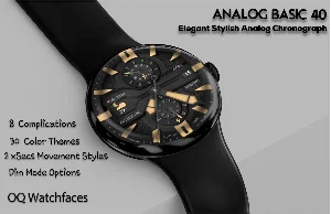 Analog Basic 40 Wear OS 5+ Screenshot 0