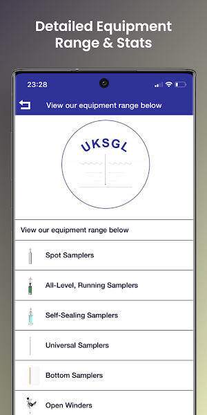 UK Sampling Gauges Screenshot 2