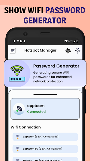 WIFI Lock : Password Generator Screenshot 1