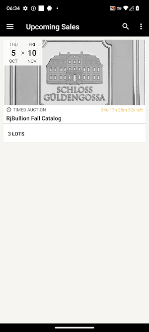 RJB Auctions Screenshot 0