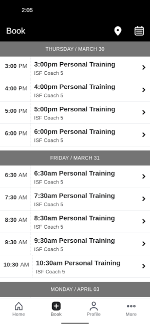 Inner Strength Fitness Screenshot 1