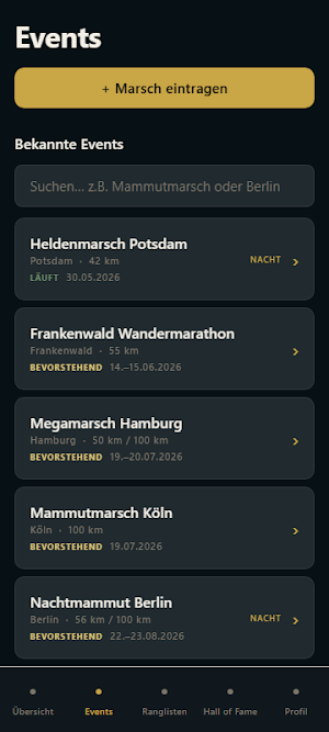 MarschLegenden - Extremwandern Screenshot 1