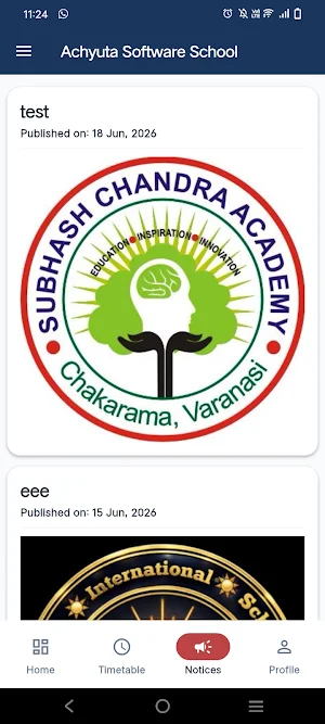 Holy Genius School Staff App Screenshot 2