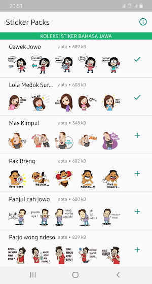 Stiker WA Lucu Bahasa Jawa Screenshot 1