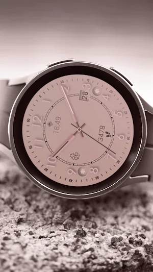 Rose gold elegant watch face Screenshot 3
