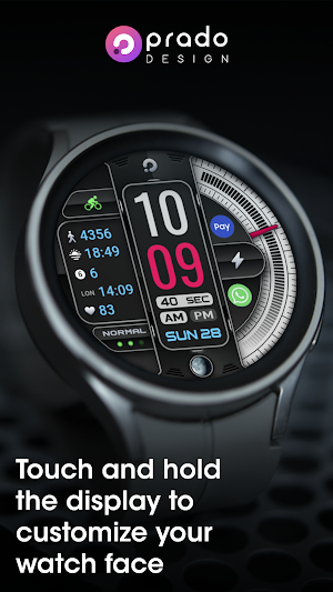 PRADO 59 Digital Watch Face Screenshot 2