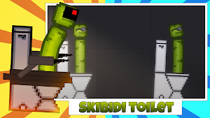 Skibidi toilet mod Melon Play Screenshot 2