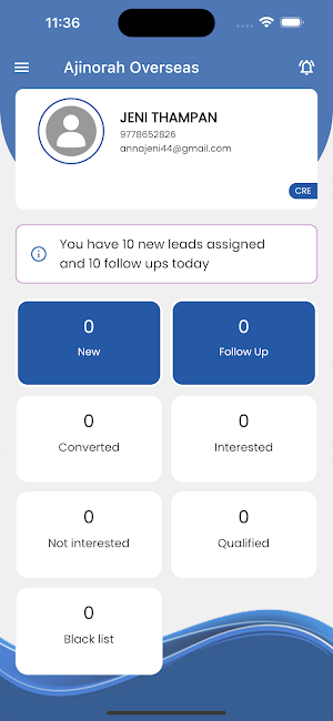 Overseas CRM Screenshot 2