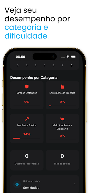 Simulado Detran 2026 Screenshot 3