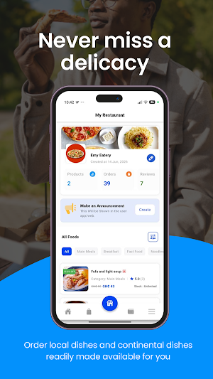 SwiftGo Restaurant App Screenshot 1