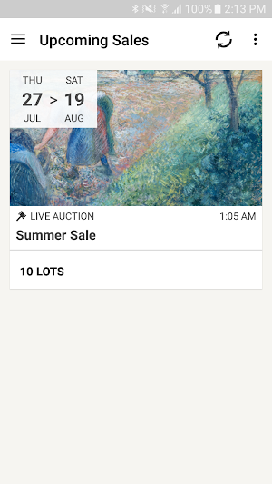 Shapiro Auctions Screenshot 0