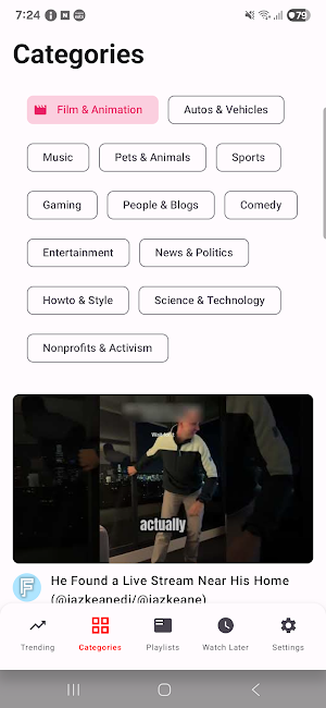 MyTube - Trending Videos Hub Screenshot 1