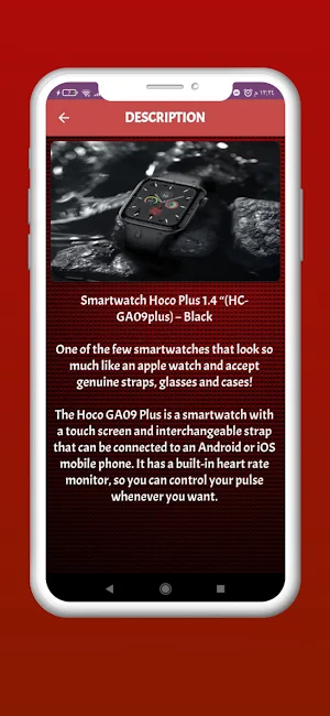 Hoco smart watch guide Screenshot 2