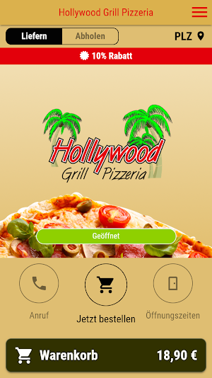 Hollywood Grill Pizzeria Screenshot 0