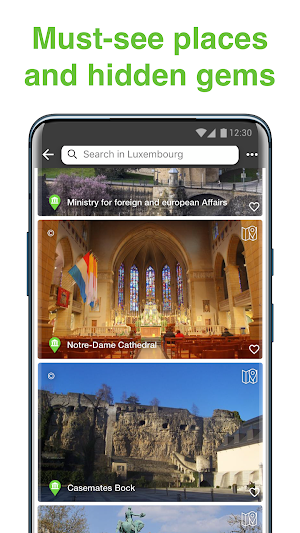 Luxembourg SmartGuide - Audio Guide & Offline Maps Screenshot 2
