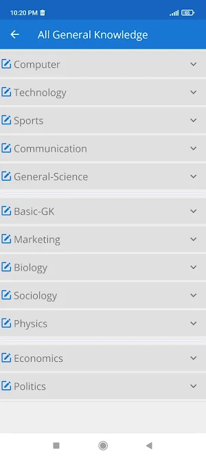 GK Quiz All Subject in English Screenshot 2