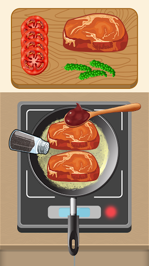 Satis Cooking : Cozy Kitchen Screenshot 2