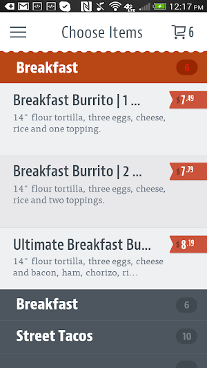 Tacos California Inc. Screenshot 2