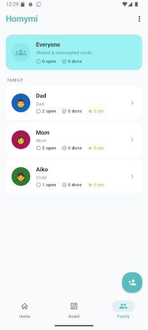 Homymi: Family Board Screenshot 2
