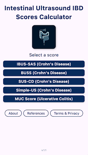 IUS-IBD Scores Calculator Screenshot 2
