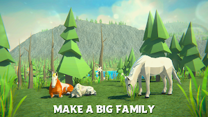Horse Simulator 3D: Animal Family Wild Herd Game Screenshot 0