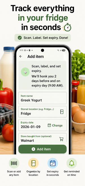 Expiry Goose – Expiry Tracker Screenshot 1