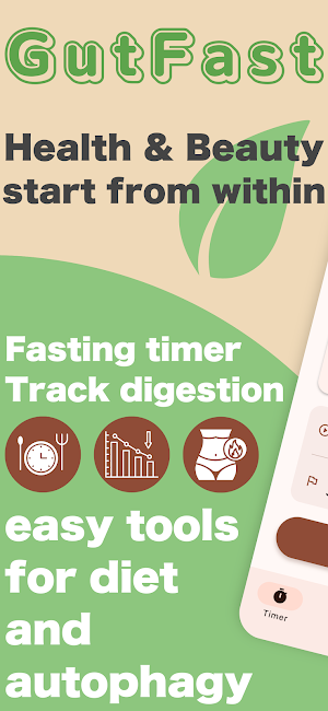 16h Fasting & Gut Health Log Screenshot 0