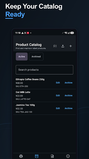 Scan Print Labels for DYMO 450 Screenshot 3