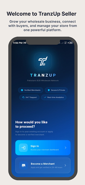 Tranzup Seller - B2B Platform Screenshot 0